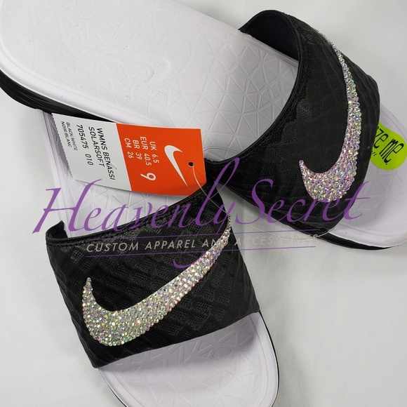Custom Blinged Black Benassi Solarsoft - Picture 2 of 5